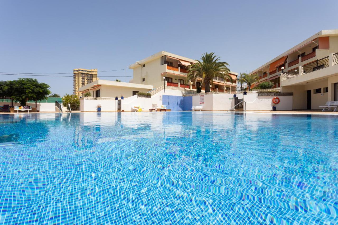 Frontline Playa Las Vistas With Pool, Parking, Sea Los Cristianos  Exteriör bild