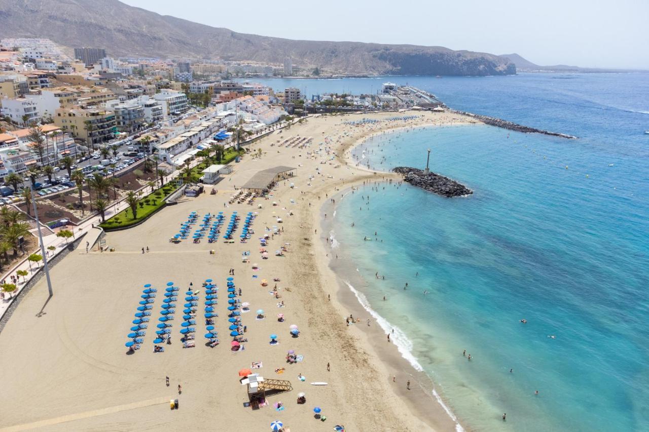 Frontline Playa Las Vistas With Pool, Parking, Sea Los Cristianos  Exteriör bild