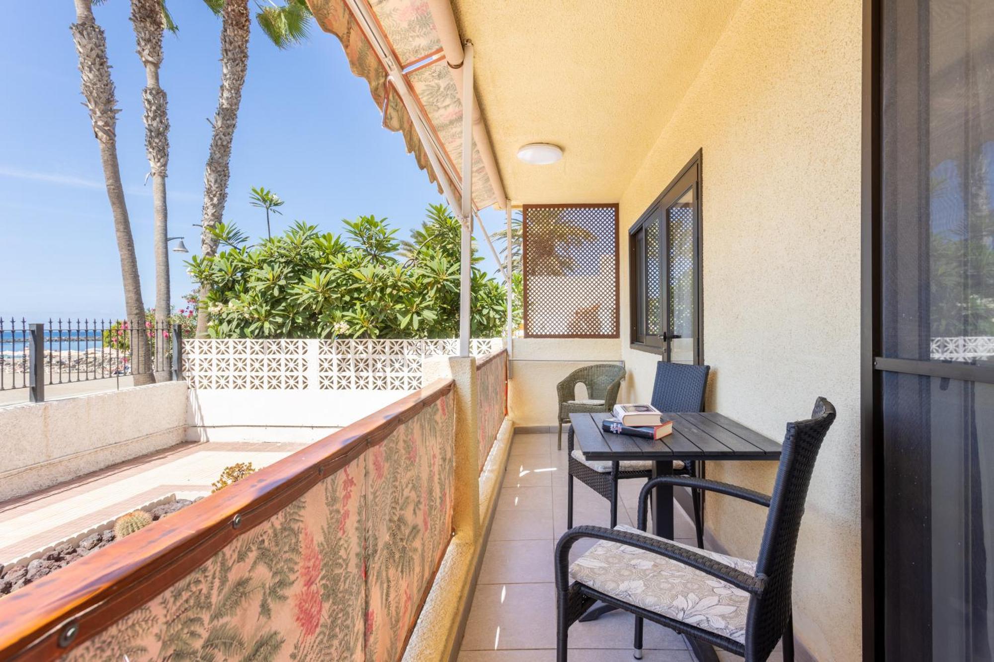 Frontline Playa Las Vistas With Pool, Parking, Sea Los Cristianos  Exteriör bild